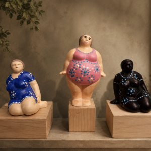 Workshop dikke dames beeldje schilderen