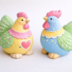 Workshop kippen schilderen (set)