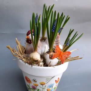 Workshop Voorjaars pot met bolletjes maken