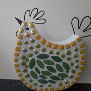 Workshop mozaïek kip