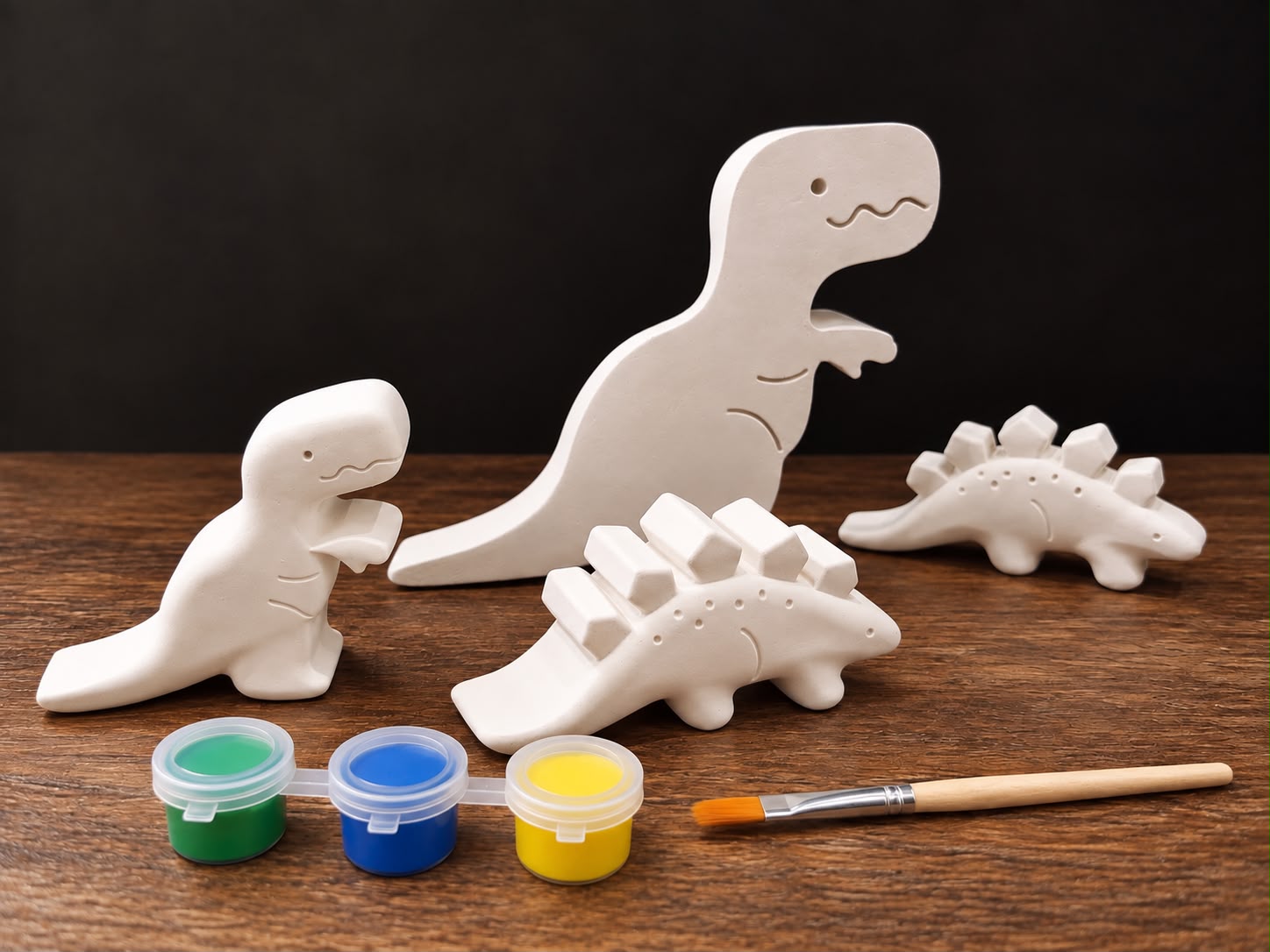 DIY pakket Dino's schilderen zonder toebehoren