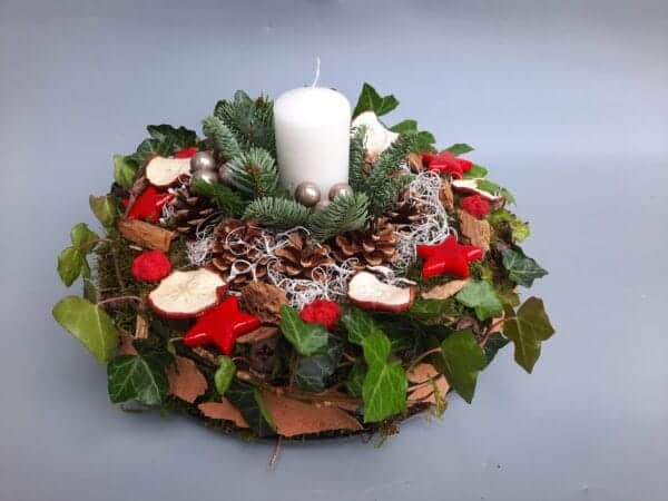 Workshop kerst tafelstuk maken