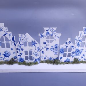 DIY pakket grachtenhuisjes pimpen met servetten