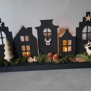 DIY pakket kerstlaantje decoreren