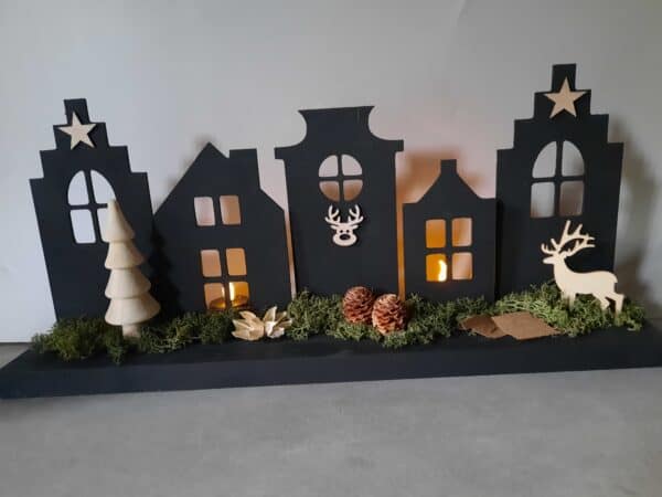 DIY pakket kerstlaantje decoreren