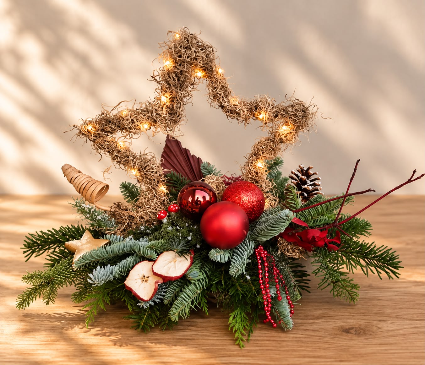 Workshop kerststuk maken ster