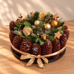 Workshop kerststuk kersttaart