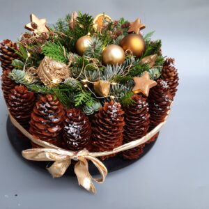 Workshop kerststuk kersttaart