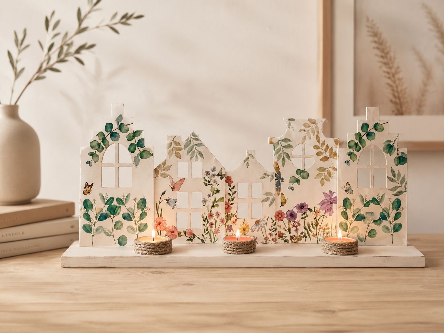 Workshop grachtenhuisjes decoreren