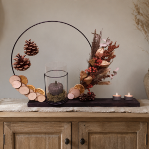 Workshop herfststuk cirkel met ondergrond