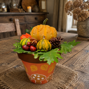 Workshop herfststuk pot