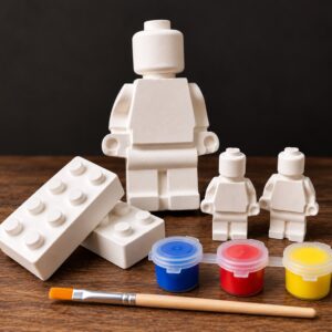 DIY pakket Lego set schilderen