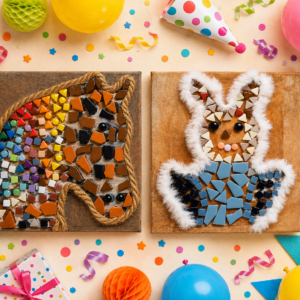 Kinderfeestje canvas schilderij